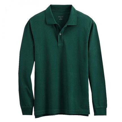 【定制】翻領(lǐng)長(zhǎng)袖秋裝T恤衫加工定制，保羅服裝提供